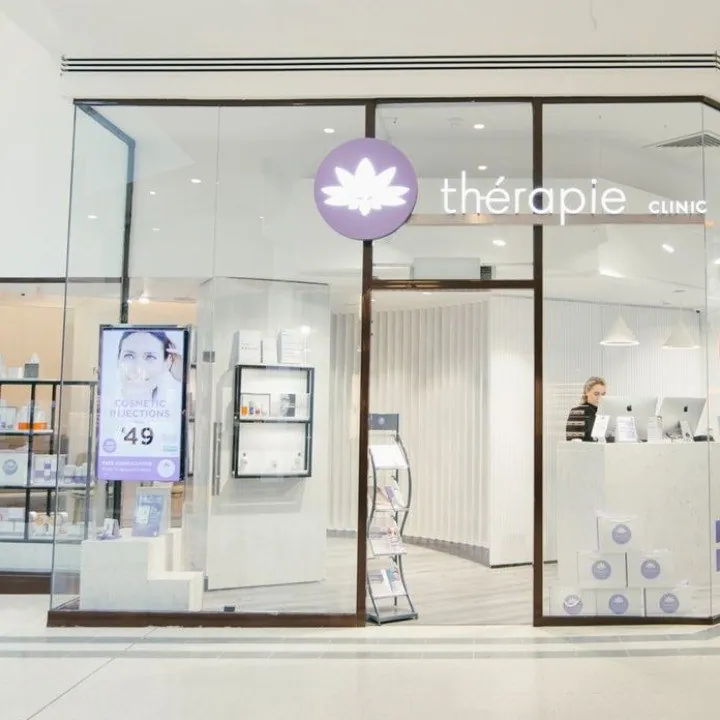 Thérapie Clinic Bromley shopfront and glass entrance
