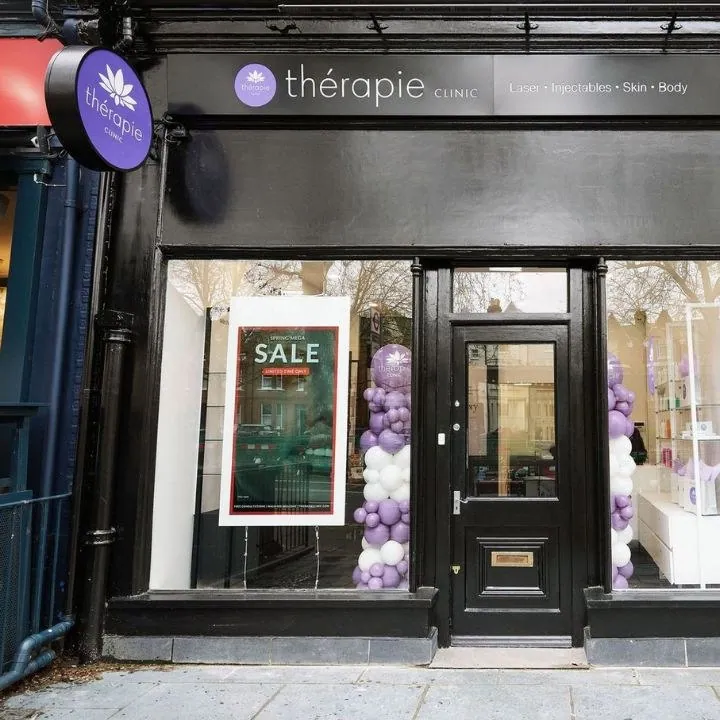 Thérapie Clinic Parsons Green shopfront and glass entrance