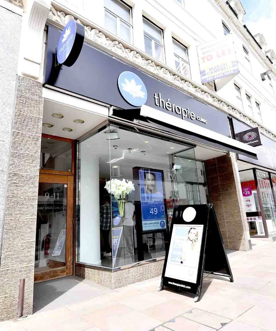 Thérapie Clinic Richmond shopfront and glass entrance